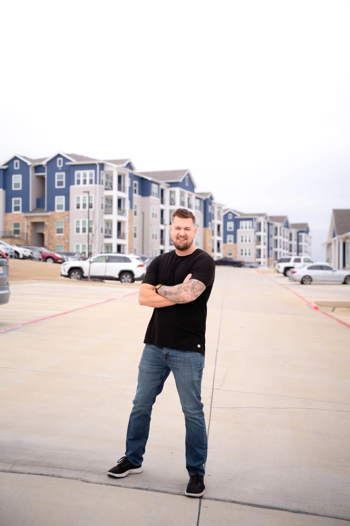 Christian Osgood at an apartment community