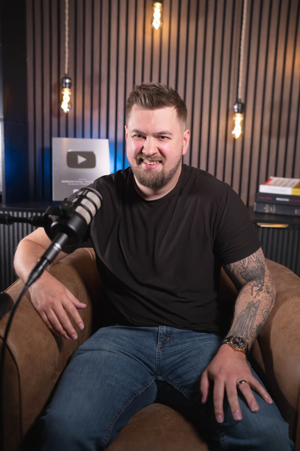 Christian Osgood in his studio