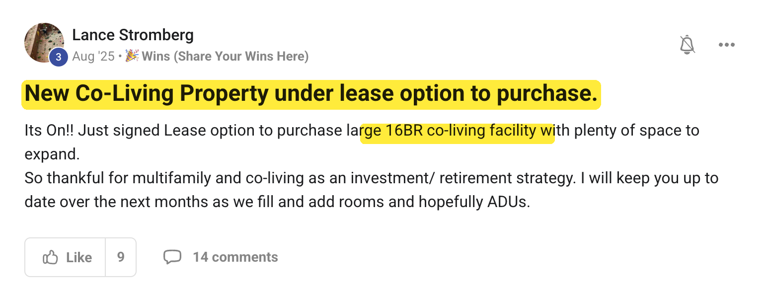 Original Multifamily Strategy member update 4