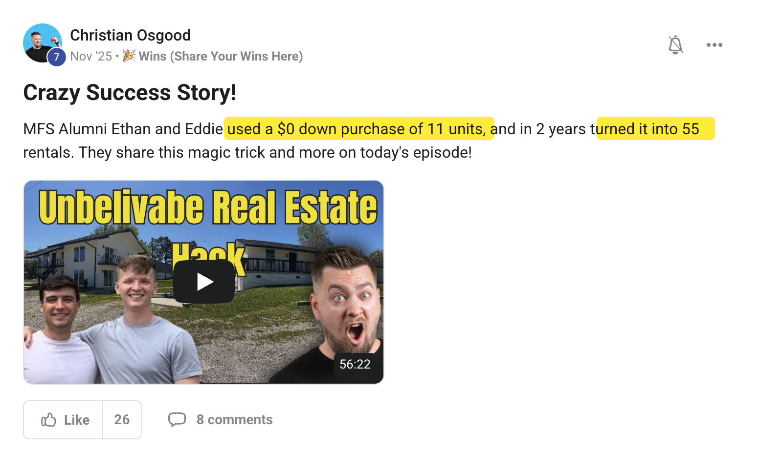 Original Multifamily Strategy member update 40