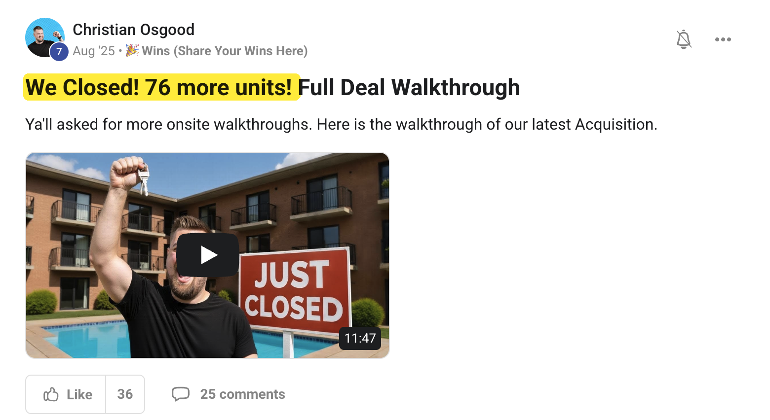 Original Multifamily Strategy member update 45