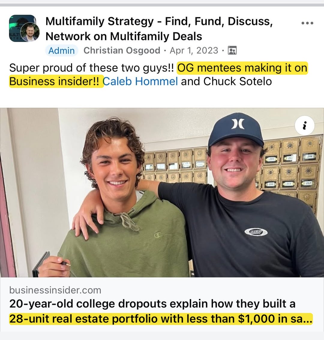 Original Multifamily Strategy member update 47